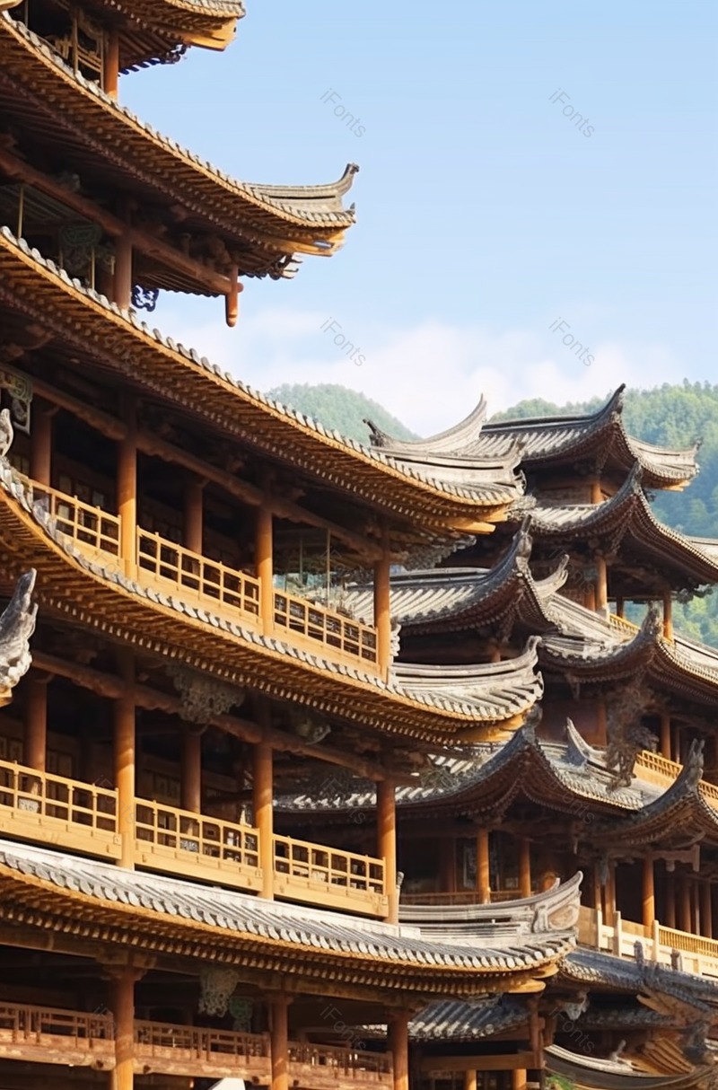 贵州苗寨吊脚楼摄影图,高清,摄影图,摄影图片,图片大全,摄影图免费下载